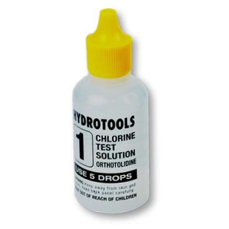 chlorine test solutino replacement bottles|Replacement Solutions 1.